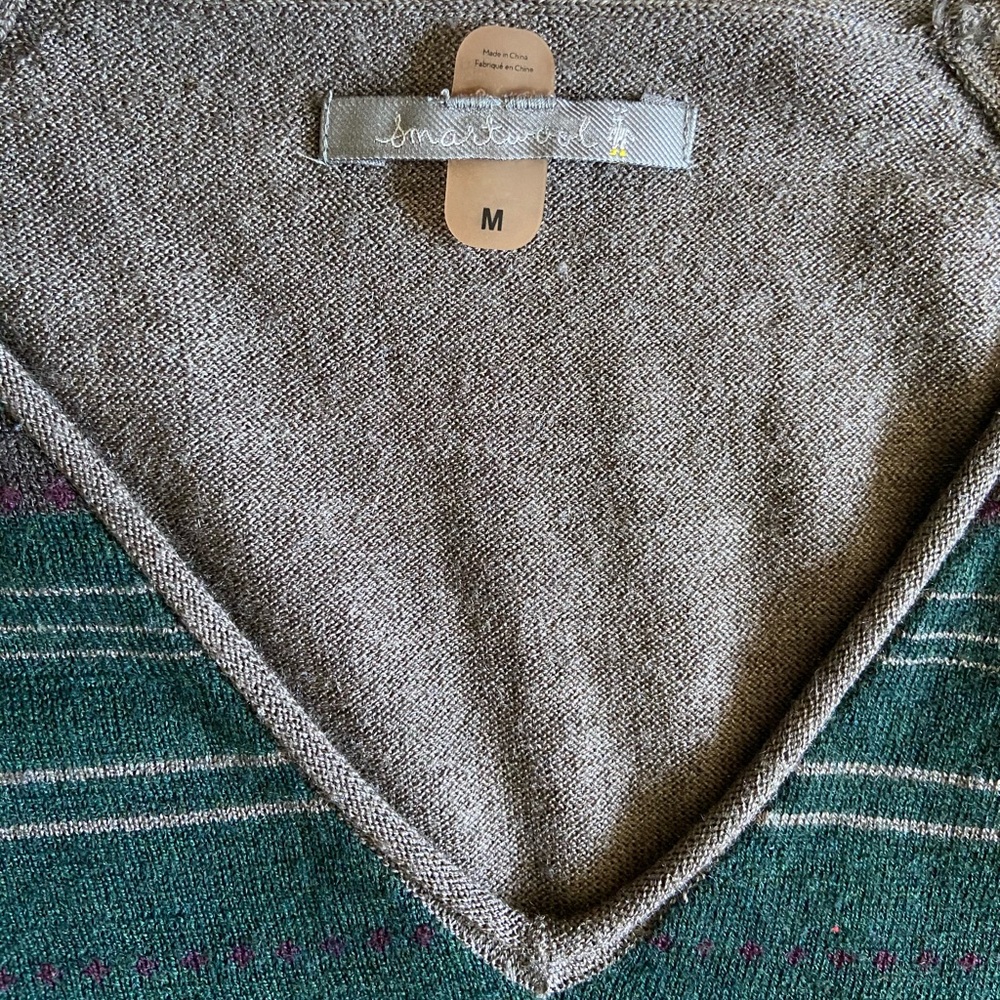 Women’s striped Smartwool sweater (Medium) - Picture 2 of 5